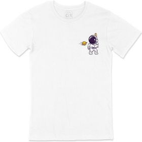 Cix Astronot ve Beyzbol T-shirt
