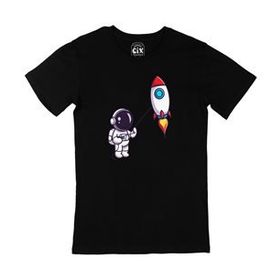 Cix Astronot ve Roket T-shirt