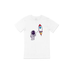 Cix Astronot ve Roket T-shirt