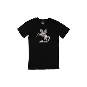 Cix Atatürk Atlı Onur Anıtı Siyah T-shirt