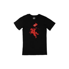 Cix Atatürk Kırmızı Bayraklı Siyah T-shirt