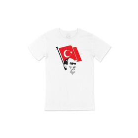 Cix Atatürk ve Türk Bayraklı T-shirt