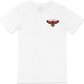 Cix Atlanta Hawks Şahin Cep Logo Tasarımlı Beyaz Tişört