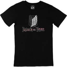 Cix Attack On Titan Siyah T-shirt