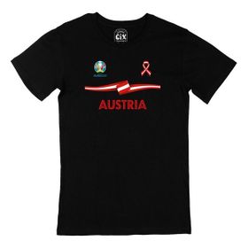 Cix Avusturya Euro 2020 Siyah T-shirt