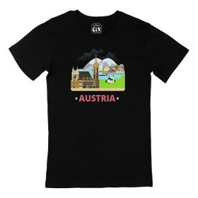 Cix Avusturya Siyah T-shirt