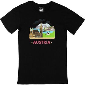 Cix Avusturya Siyah T-shirt