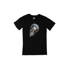 Cix Ay ve Kurt Siyah T-shirt