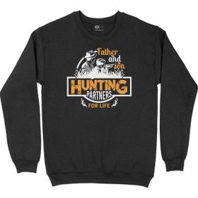 Cix Baba Oğul Avcılık Siyah Erkek Sweatshirt