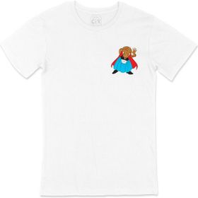 Cix Babidi Dragon Ball Cep Logo Tasarımlı Beyaz Tişört