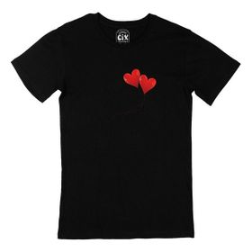 Cix Balonlu Kalpler Siyah Erkek T-shirt