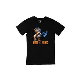Cix Baltalı Nordic Viking Siyah Erkek T-shirt
