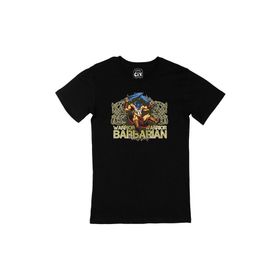 Cix Barbarian Warrior Siyah Erkek T-shirt