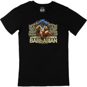 Cix Barbarian Warrior Siyah Erkek T-shirt