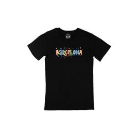 Cix Barselona Siyah Erkek T-shirt