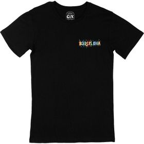 Cix Barselona Siyah Erkek T-shirt