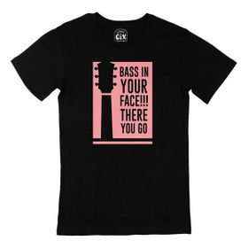 Cix Bass In Your Face Siyah T-shirt