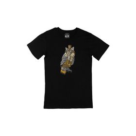 Cix Baykuş Siyah T-shirt