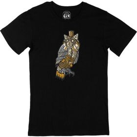 Cix Baykuş Siyah T-shirt