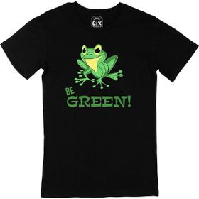 Cix Be Green Kurbağa Siyah T-shirt