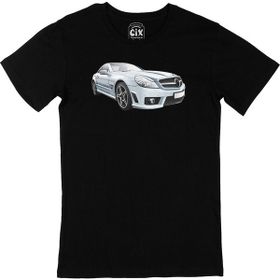 Cix Beyaz Spor Araba M Siyah Erkek T-shirt
