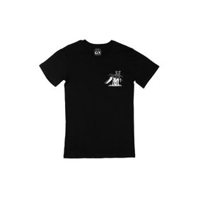 Cix Beyaz Tilkili Siyah Erkek T-shirt