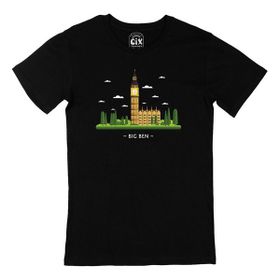 Cix Big Ben Siyah Erkek T-shirt