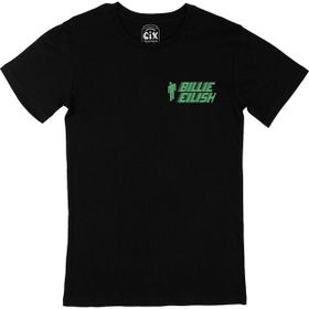 Cix Billie Eilish Cep Logo Tasarımlı Siyah T-shirt