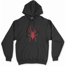 Cix Black Widow Örümceği Siyah Kapüşonlu Sweatshirt