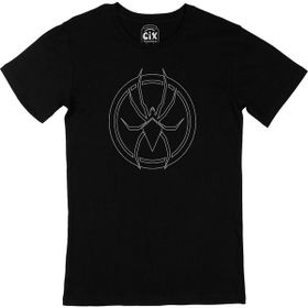 Cix Black Widow Örümcekli Siyah Erkek T-shirt