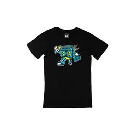 Cix Boom Box Robot Siyah Erkek T-shirt