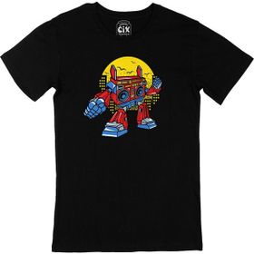 Cix Boom Box Robotlu 3XL Siyah Erkek T-shirt