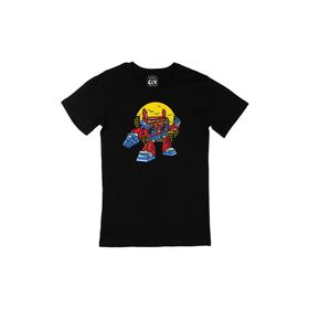 Cix Boom Box Robotlu Siyah Erkek T-shirt