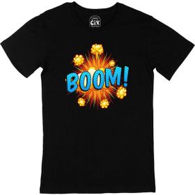 Cix Boom Siyah Erkek T-shirt