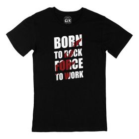 Cix Born To Rock Force Siyah Erkek T-shirt