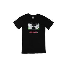 Cix Bosna Hersek Siyah Erkek T-shirt