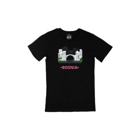 Cix Bosna Hersek Siyah Erkek T-shirt