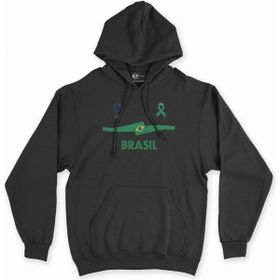 Cix Brezilya Tokyo 2020 Olimpiyatları Siyah Kapüşonlu Sweatshirt
