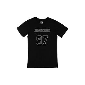 Cix Bts Bangtan Boys Jungkook 97 Siyah Erkek T-shirt