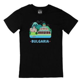 Cix Bulgaristan Siyah Erkek T-shirt