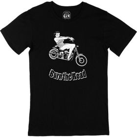 Cix Burn The Road Motor Siyah Erkek T-shirt
