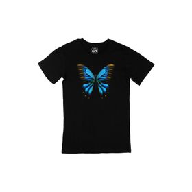 Cix Butterfly Kelebekli Siyah Erkek T-shirt