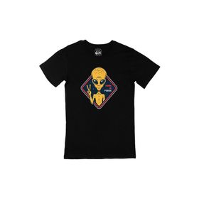 Cix Came in Peace Uzaylı Siyah Erkek T-shirt