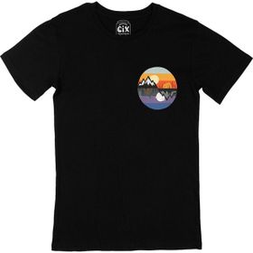 Cix Camp Day And Night Cep Logo Tasarımlı Siyah T-shirt