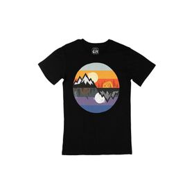 Cix Camp Day And Night Siyah Erkek T-shirt
