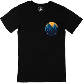 Cix Camp Nights Siyah Erkek T-shirt
