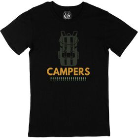 Cix Campers Siyah Erkek T-shirt