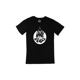 Cix Campfire Siyah Erkek T-shirt