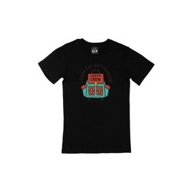 Cix Camping Crew Siyah Erkek T-shirt