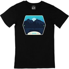 Cix Camping Season 2021 Siyah Erkek T-shirt